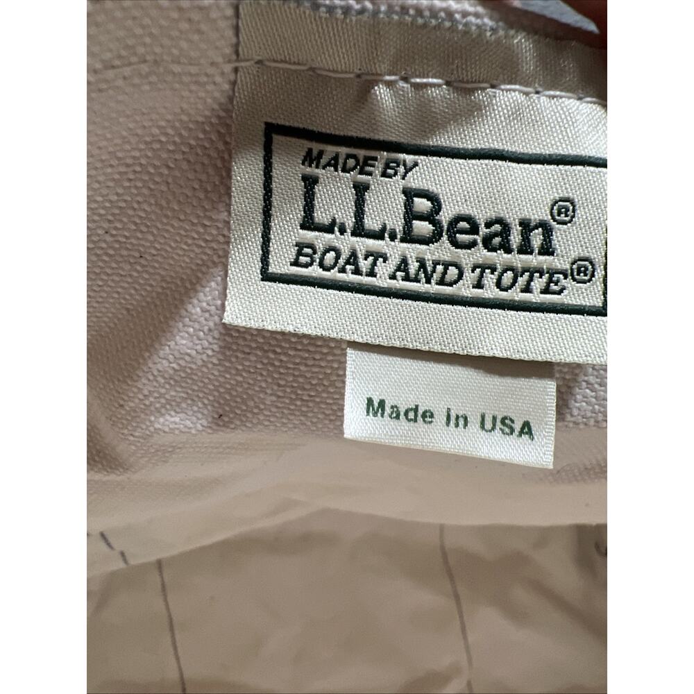 Vintage L.L. Bean Red Lobster Large Boat & Tote Made in USA (Dale) Read - Picture 7 of 16